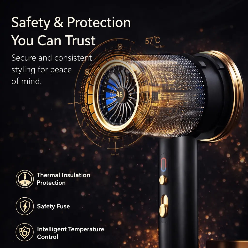 InclusifBeauty - Wall-Mounted Hair Dryer F33